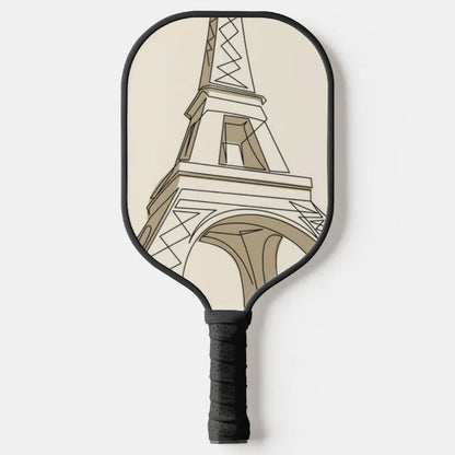 Eiffel Tower Parisian Elegance Pickleball Paddle