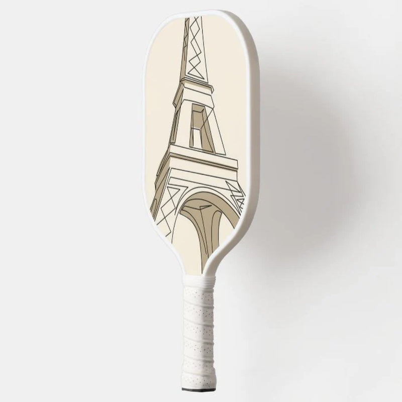 Eiffel Tower Parisian Elegance Pickleball Paddle