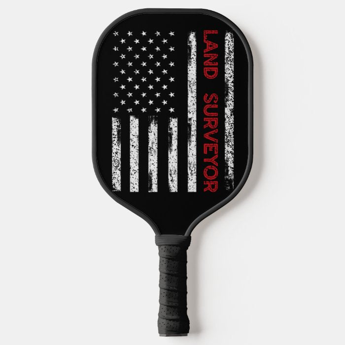 USA THEMED LAND SURVEYOR - GIRILUS™ Pickleball Paddle