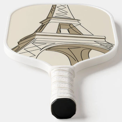 Eiffel Tower Parisian Elegance Pickleball Paddle